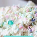 bowl of Easter candy cookie dip