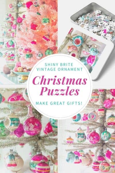 collage of Christmas puzzles