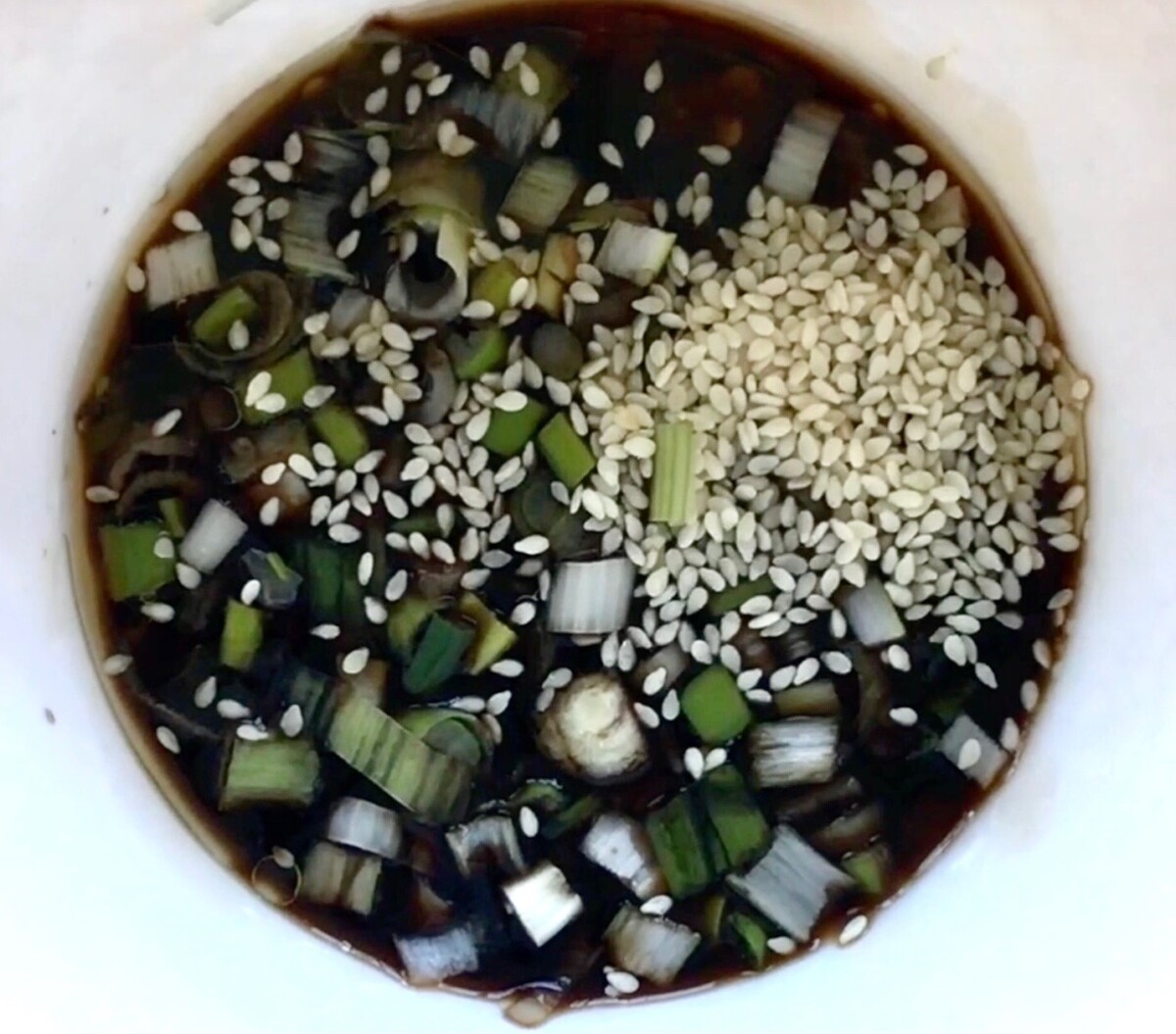 ingredients to make homemade wonton dipping sauce