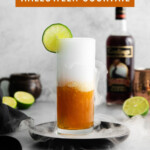dry ice dark and stormy docktail