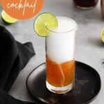 dry ice dark and stormy docktail
