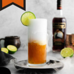 dry ice dark and stormy docktail