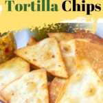 homemade tortilla chips with salsa