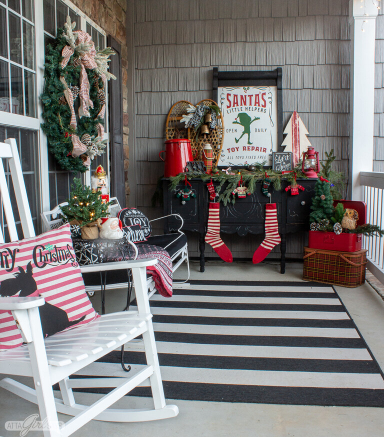 Tour These 8 Beautiful Christmas Decorated Front Porches